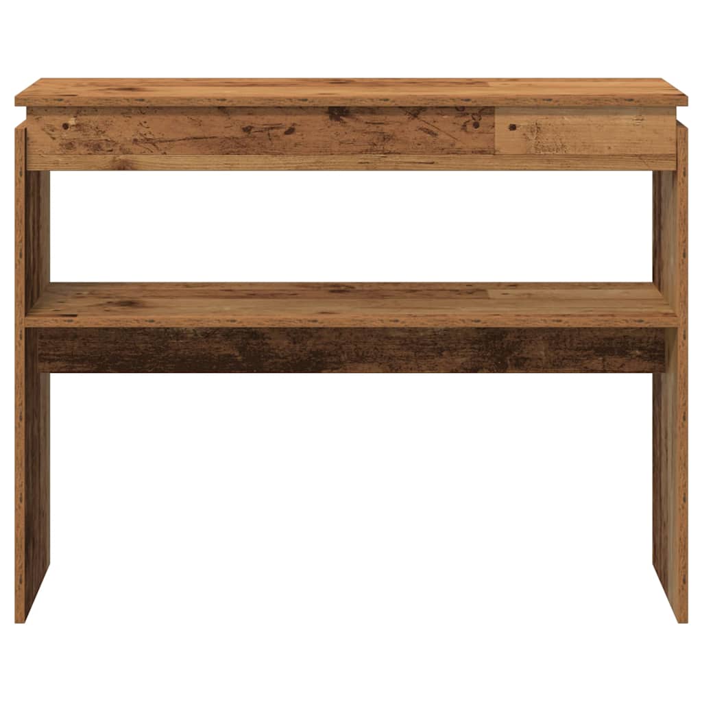 Tavolino Consolle Legno Antico 102x30x80 cm in Truciolato | homemem39