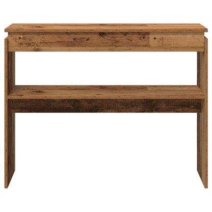 Tavolino Consolle Legno Antico 102x30x80 cm in Truciolato | homemem39