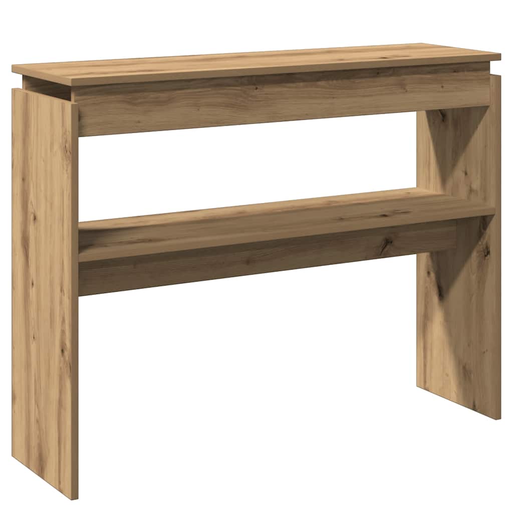Tavolo Consolle Rovere Artigianale 102x30x80 cm in Truciolato | homemem39