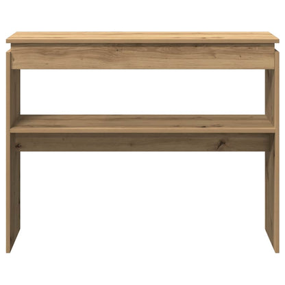 Tavolo Consolle Rovere Artigianale 102x30x80 cm in Truciolato | homemem39