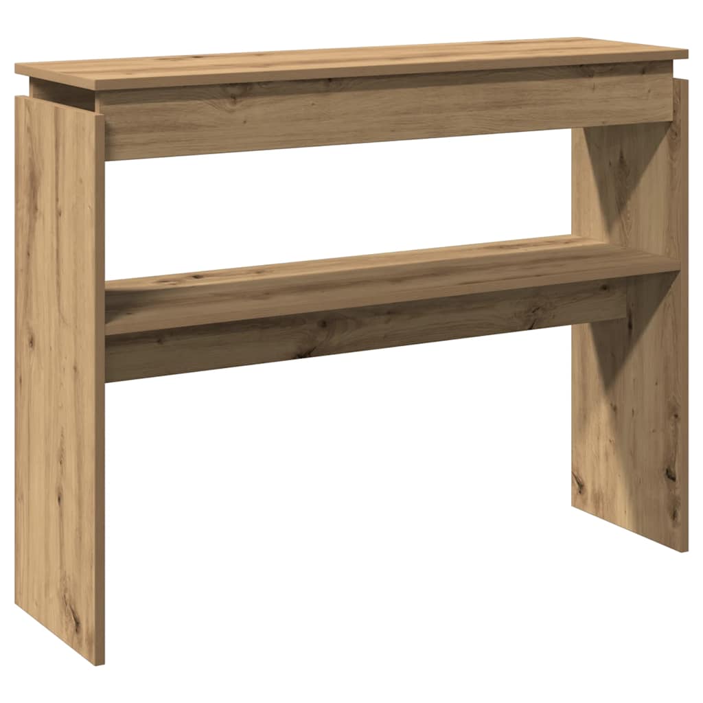 Tavolo Consolle Rovere Artigianale 102x30x80 cm in Truciolato | homemem39