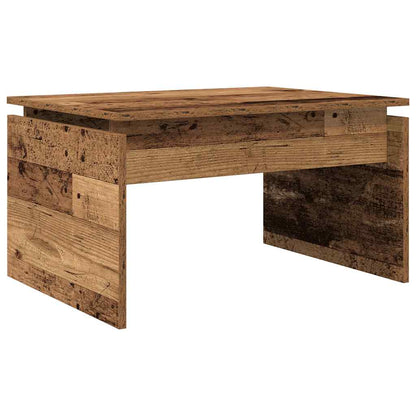 Tavolino da Salotto Legno Antico 68x50x38 cm in Truciolato