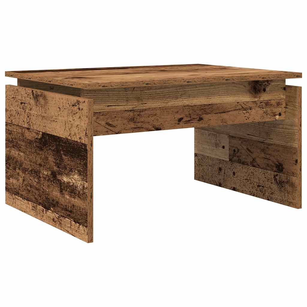 Tavolino da Salotto Legno Antico 68x50x38 cm in Truciolato