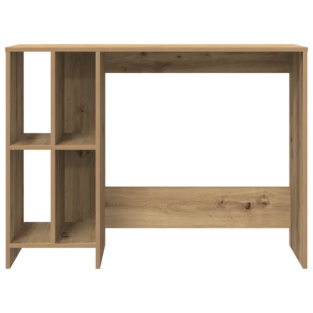 Scrivania Rovere Artigianale 102,5x35x75cm in Legno Multistrato | homemem39