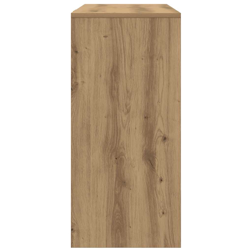 Scrivania Rovere Artigianale 102,5x35x75cm in Legno Multistrato - homemem39