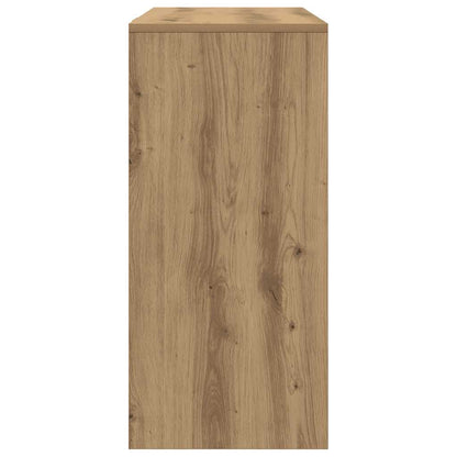 Scrivania Rovere Artigianale 102,5x35x75cm in Legno Multistrato - homemem39