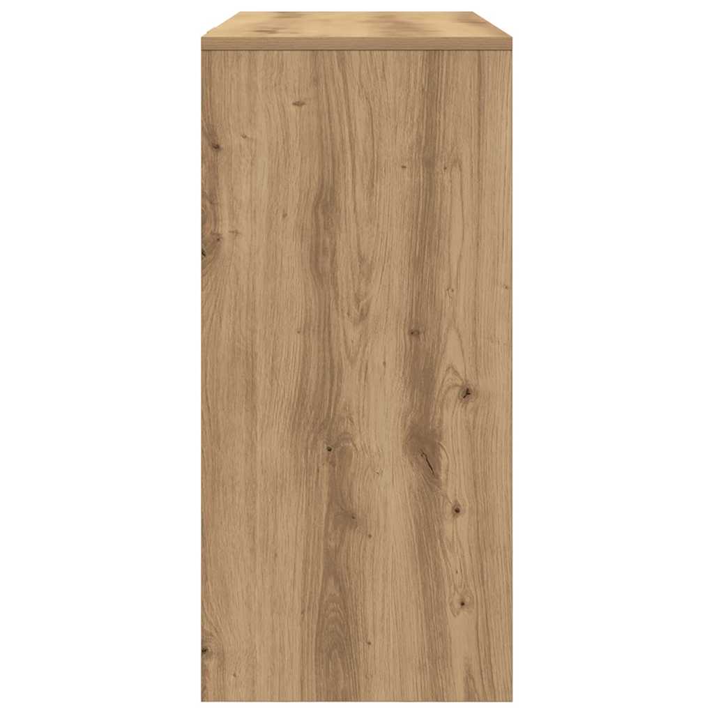 Scrivania Rovere Artigianale 102,5x35x75cm in Legno Multistrato | homemem39