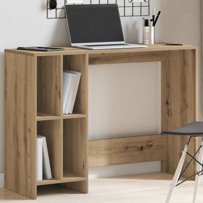 Scrivania Rovere Artigianale 102,5x35x75cm in Legno Multistrato | homemem39