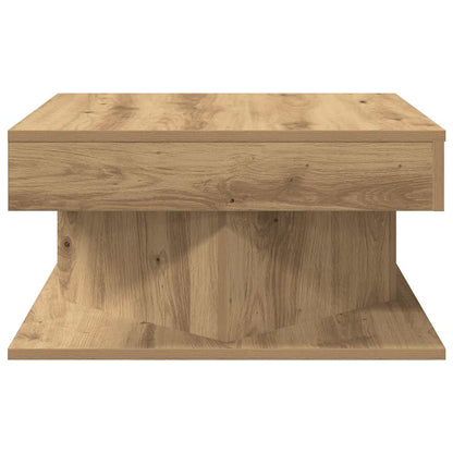 Tavolino Salotto Rovere Artigianale 55x55x30 cm in Truciolato | homemem39