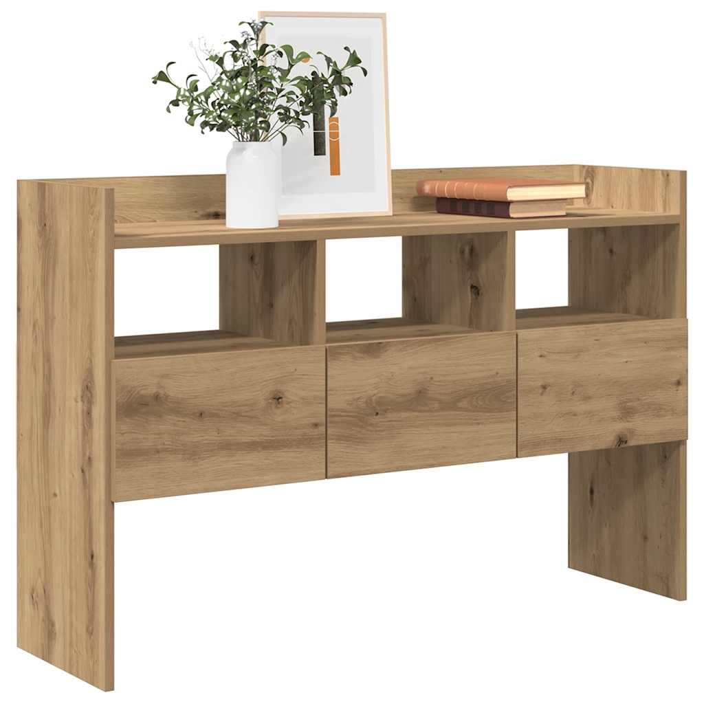 Credenza Rovere Artigianale 105x30x70 cm in Legno Multistrato - homemem39