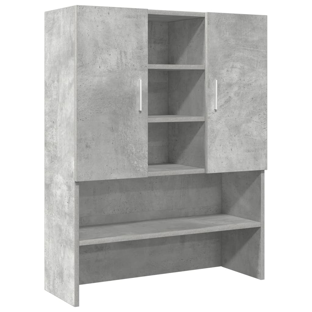 Mobile per Lavatrice Grigio Cemento 70,5x25,5x90 cm | homemem39