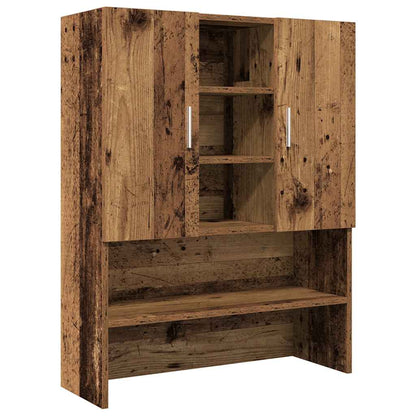 Mobile per Lavatrice Legno Antico 70,5x25,5x90 cm | homemem39