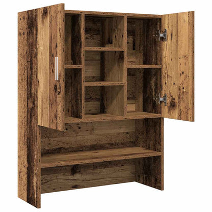 Mobile per Lavatrice Legno Antico 70,5x25,5x90 cm | homemem39