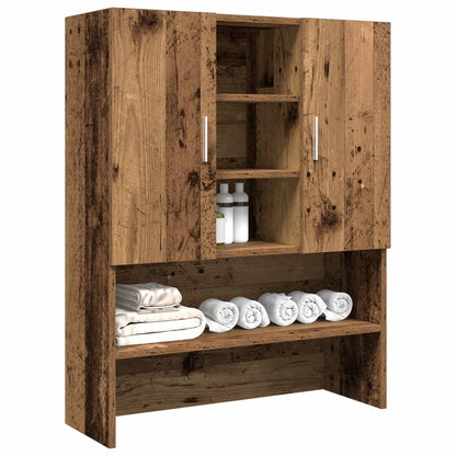 Mobile per Lavatrice Legno Antico 70,5x25,5x90 cm | homemem39