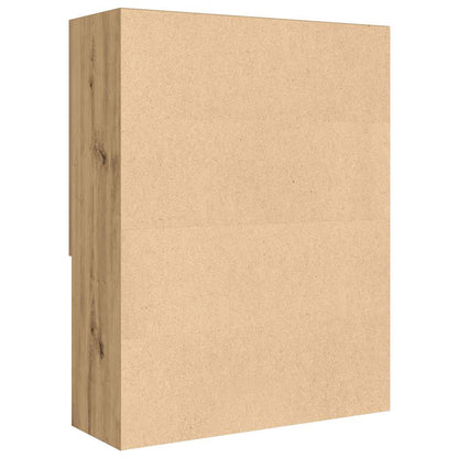 Mobile per Lavatrice Rovere Artigianale 70,5x25,5x90 cm | homemem39