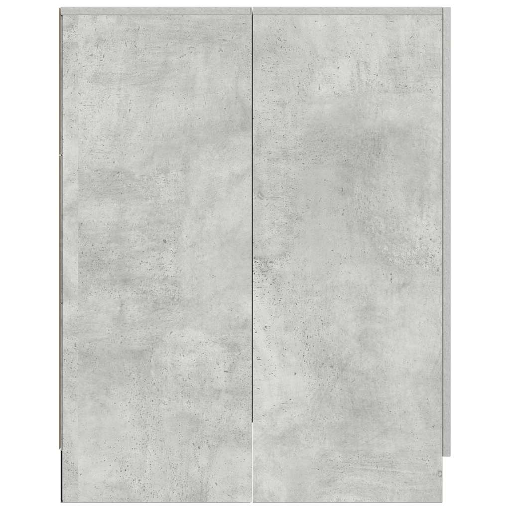 Mobile per Lavatrice Grigio Cemento 70,5x71,5x91,5 cm | homemem39