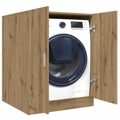 Mobile per Lavatrice Rovere Artigianale 70,5x71,5x91,5 cm