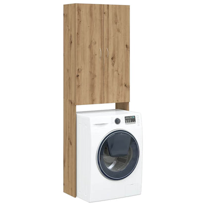 Mobile per Lavatrice Rovere Artigianale 64x25,5x190 cm | homemem39