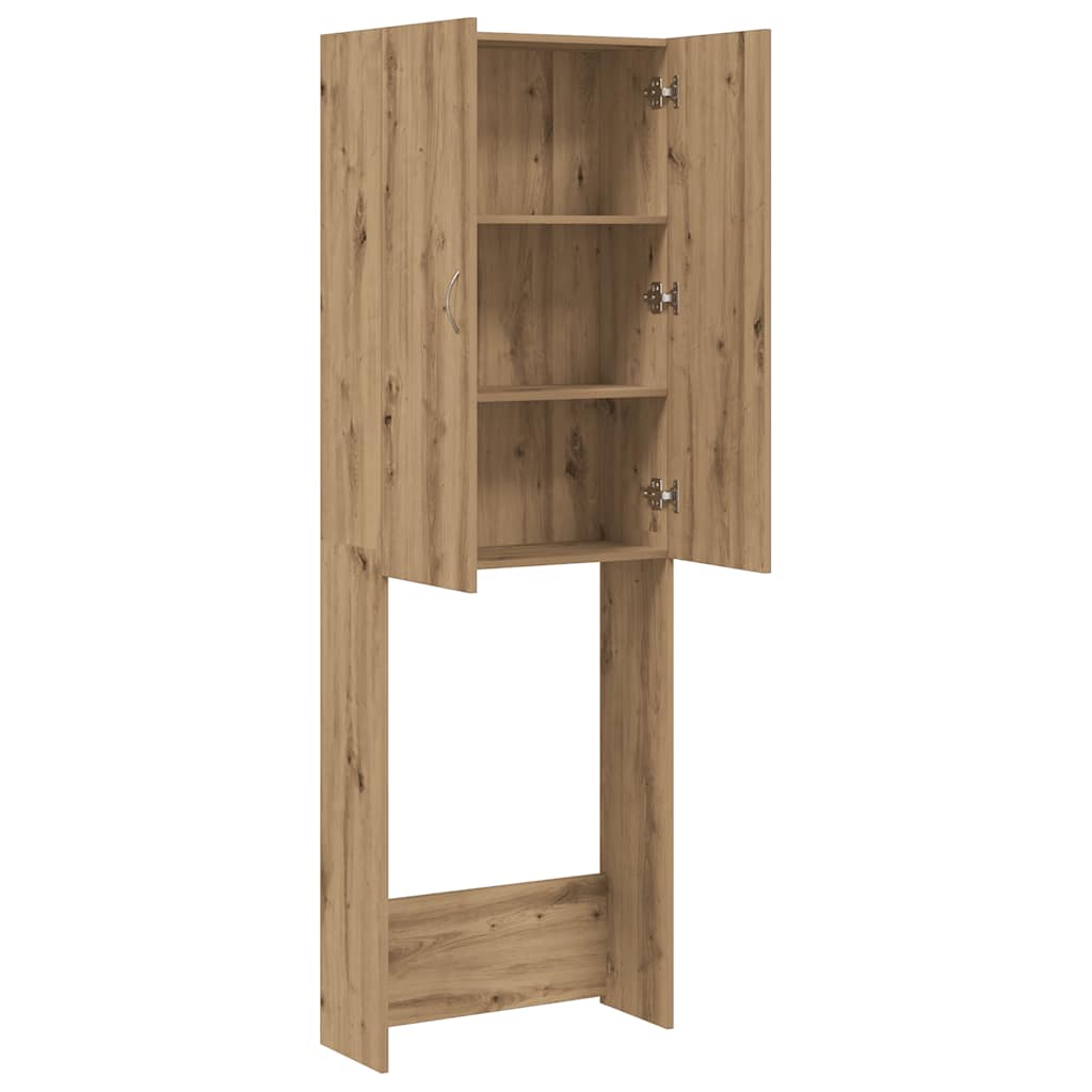 Mobile per Lavatrice Rovere Artigianale 64x25,5x190 cm | homemem39