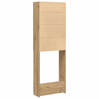 Mobile per Lavatrice Rovere Artigianale 64x25,5x190 cm | homemem39