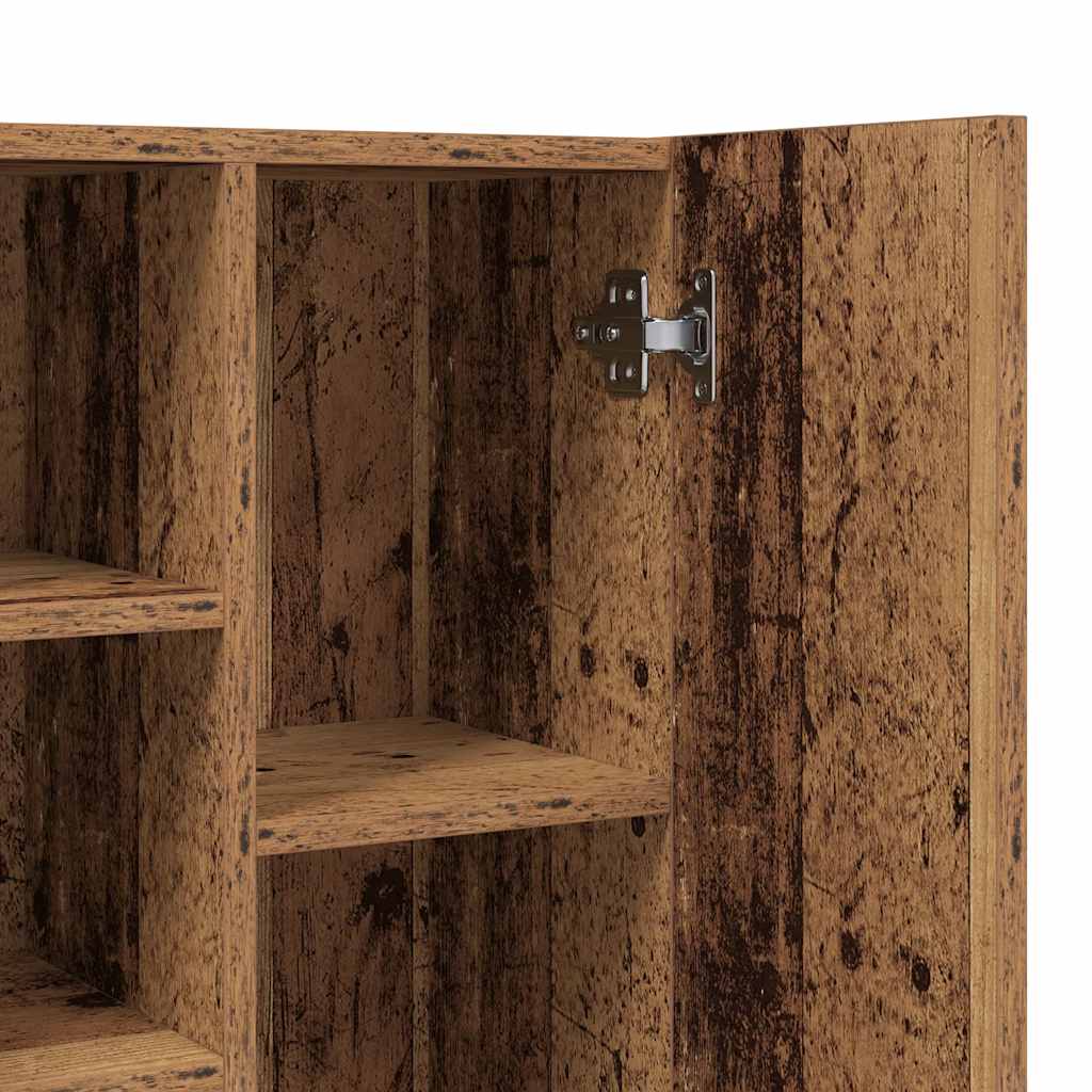 Mobile per Lavatrice Legno Antico 64x25,5x190 cm | homemem39