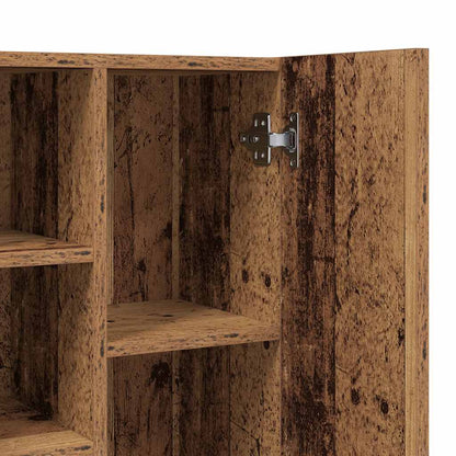 Mobile per Lavatrice Legno Antico 64x25,5x190 cm | homemem39