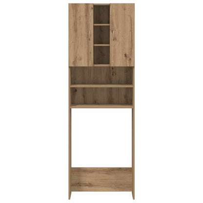 Mobile per Lavatrice Rovere Artigianale 64x25,5x190 cm | homemem39