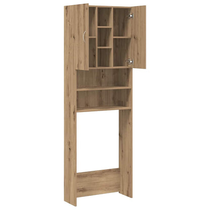 Mobile per Lavatrice Rovere Artigianale 64x25,5x190 cm | homemem39