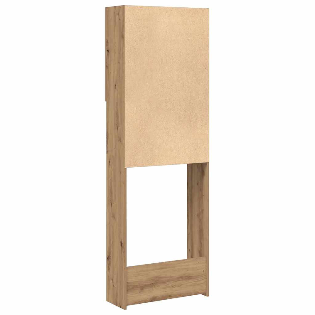 Mobile per Lavatrice Rovere Artigianale 64x25,5x190 cm | homemem39