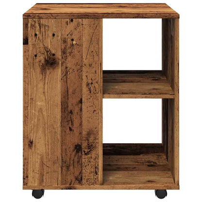 Armadietto con Ruote Legno Antico 60x53x72cm in Truciolato | homemem39