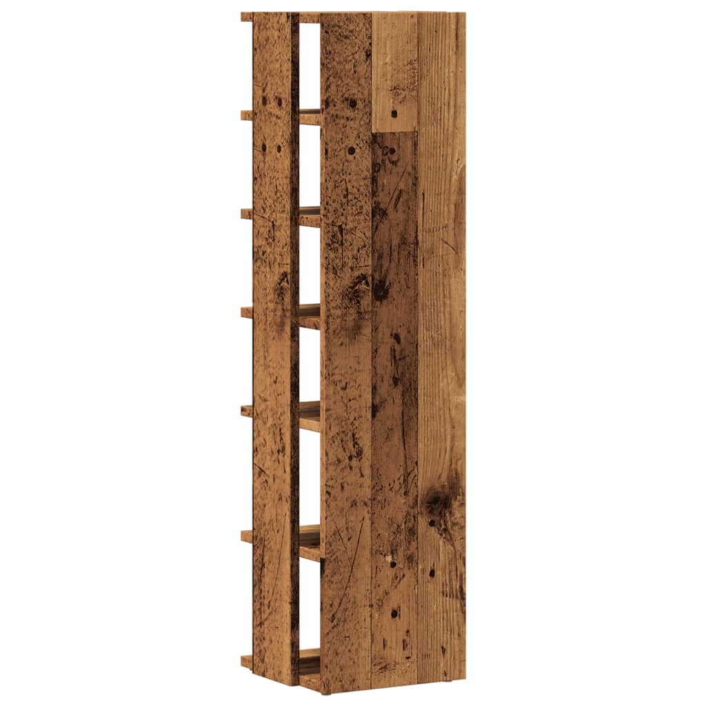 Scarpiere 2 pz Legno Antico 28x27x102 cm in Legno Multistrato - homemem39