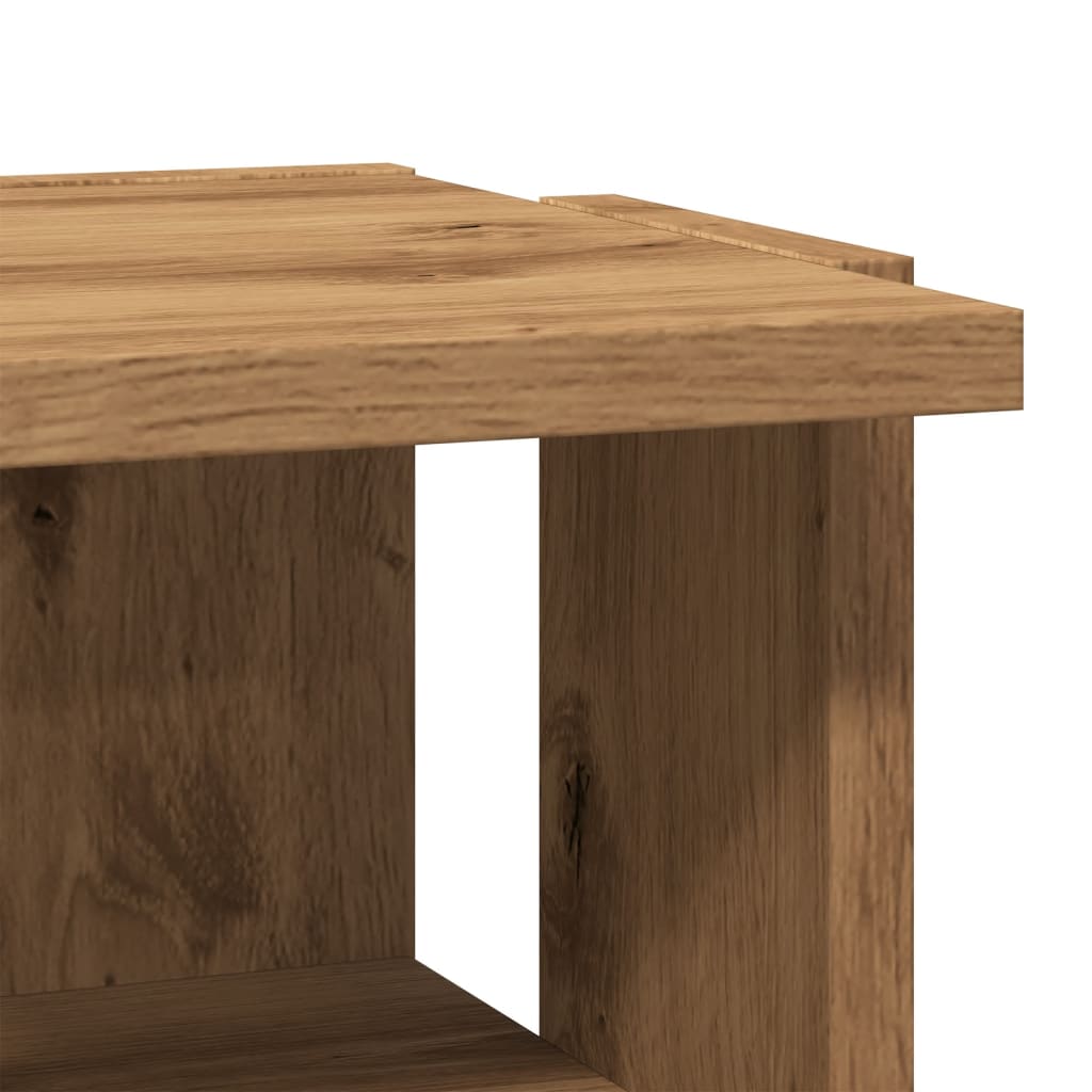 Scarpiere 2 pz Rovere Artigianale 28x27x102 cm in Truciolato - homemem39