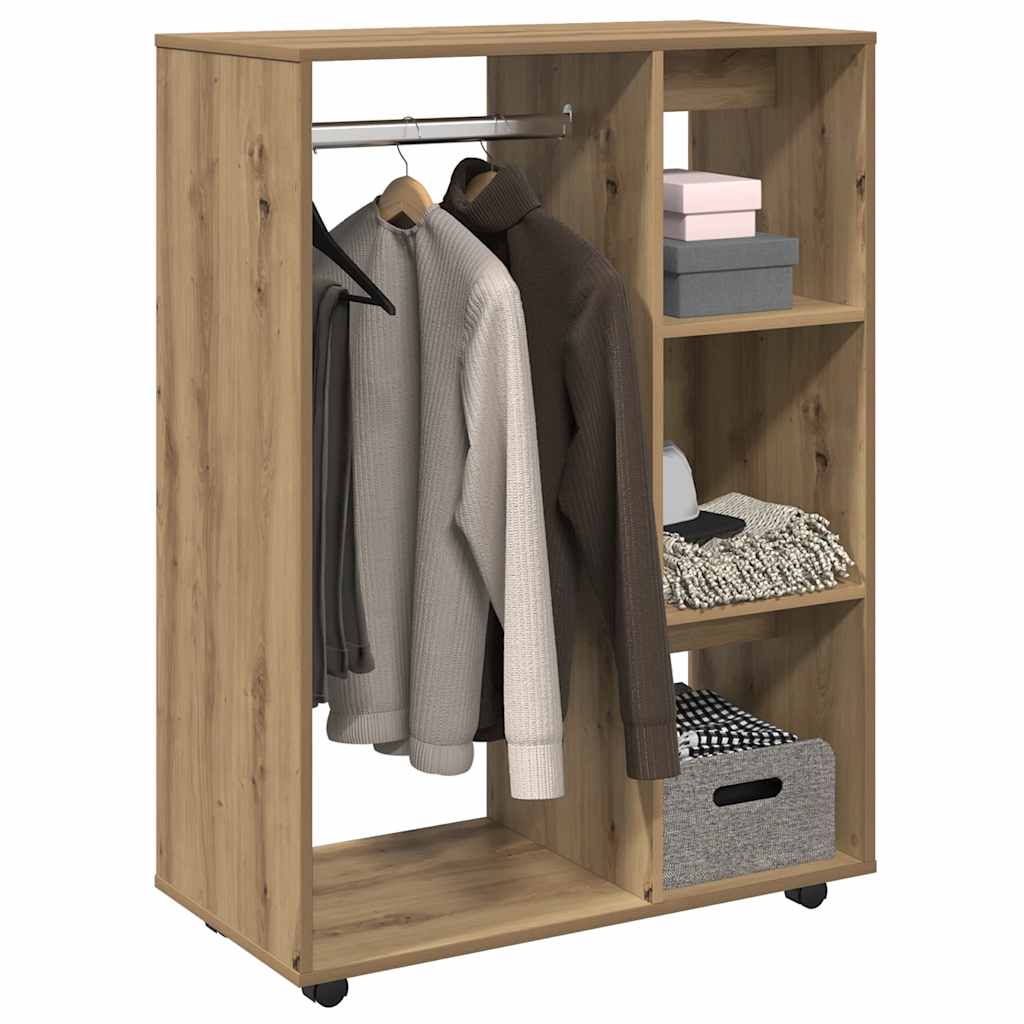 Armadio Rovere Artigianale 80x40x110 cm in Legno Multistrato