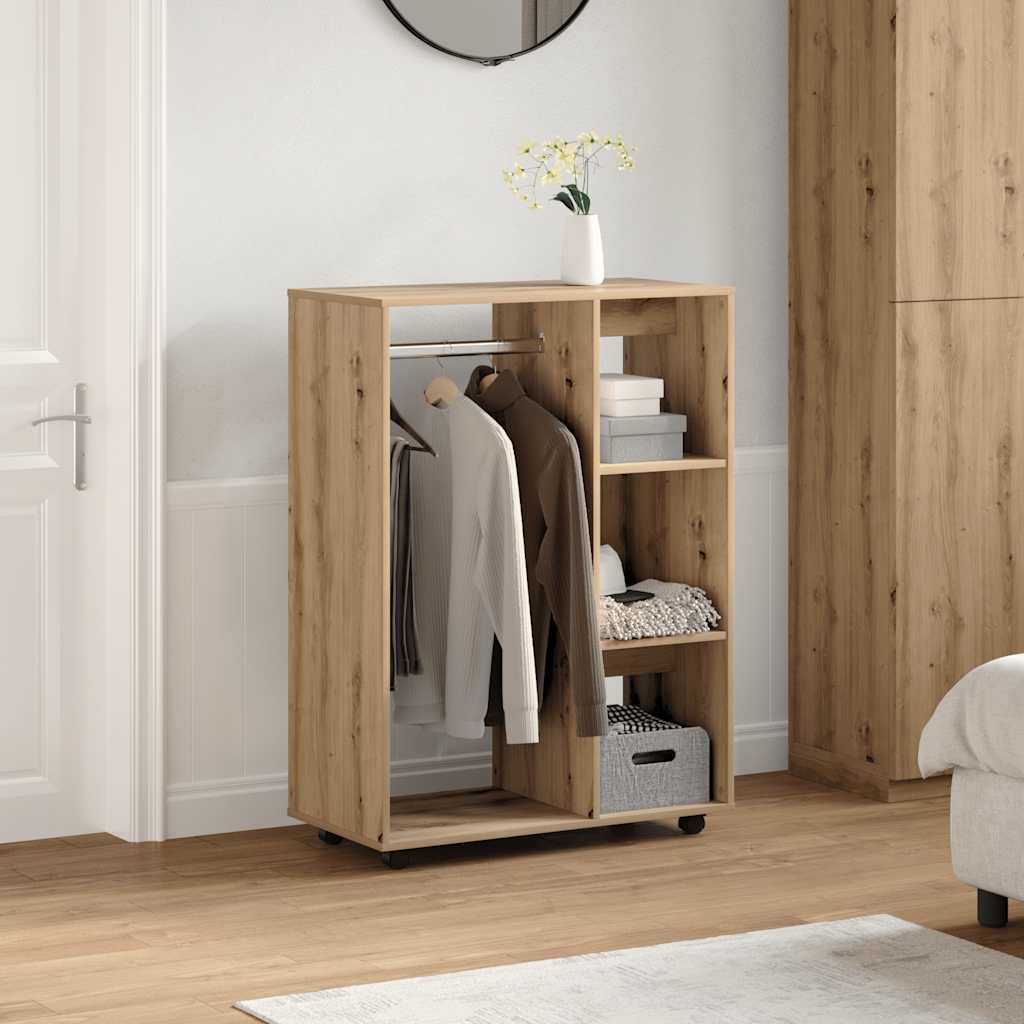 Armadio Rovere Artigianale 80x40x110 cm in Legno Multistrato