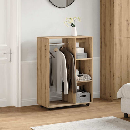 Armadio Rovere Artigianale 80x40x110 cm in Legno Multistrato