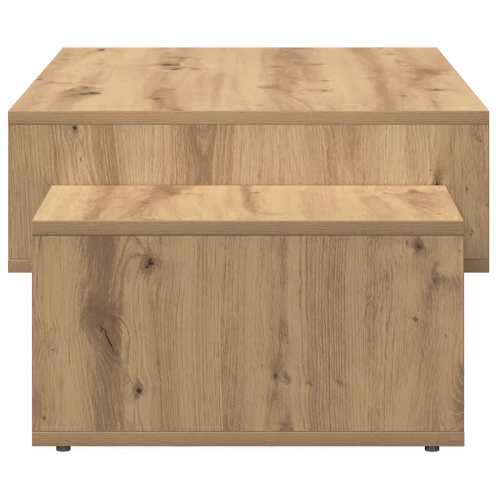 Tavolino Salotto Rovere Artigianale 105x55x32 cm in Truciolato | homemem39