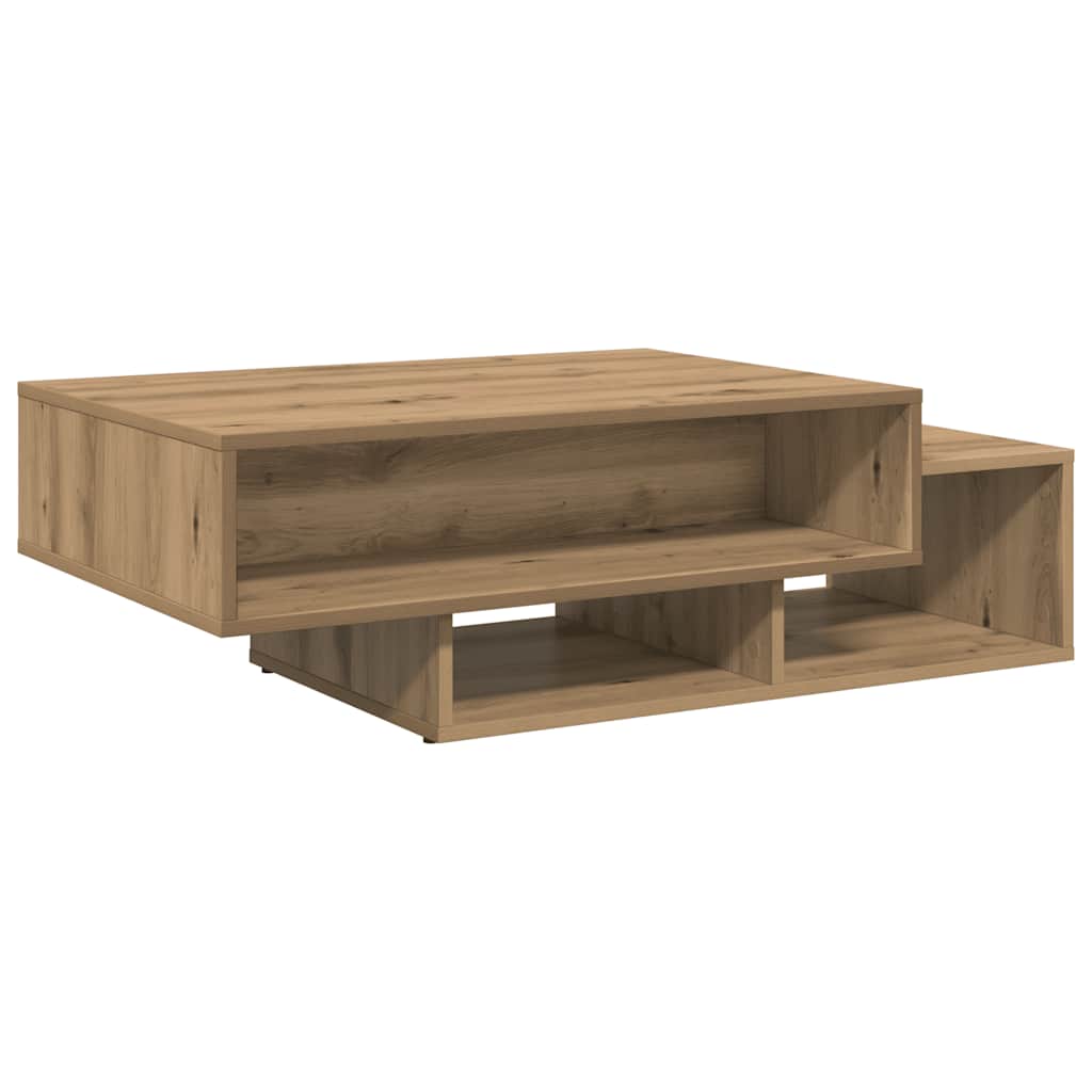 Tavolino Salotto Rovere Artigianale 105x55x32 cm in Truciolato | homemem39