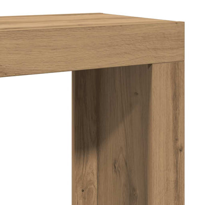 Tavolini Impilabili 3 pz Rovere Artigianale in Truciolato | homemem39