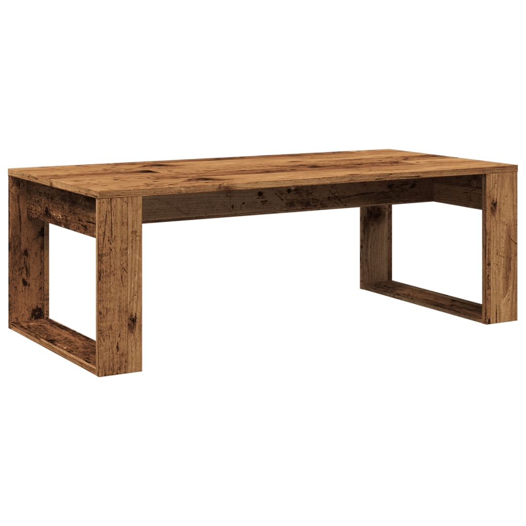 Tavolino da Salotto Legno Antico 102x50x35 cm in Truciolato | homemem39