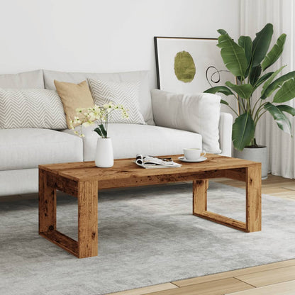 Tavolino da Salotto Legno Antico 102x50x35 cm in Truciolato | homemem39