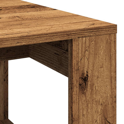 Tavolino da Salotto Legno Antico 102x50x35 cm in Truciolato | homemem39