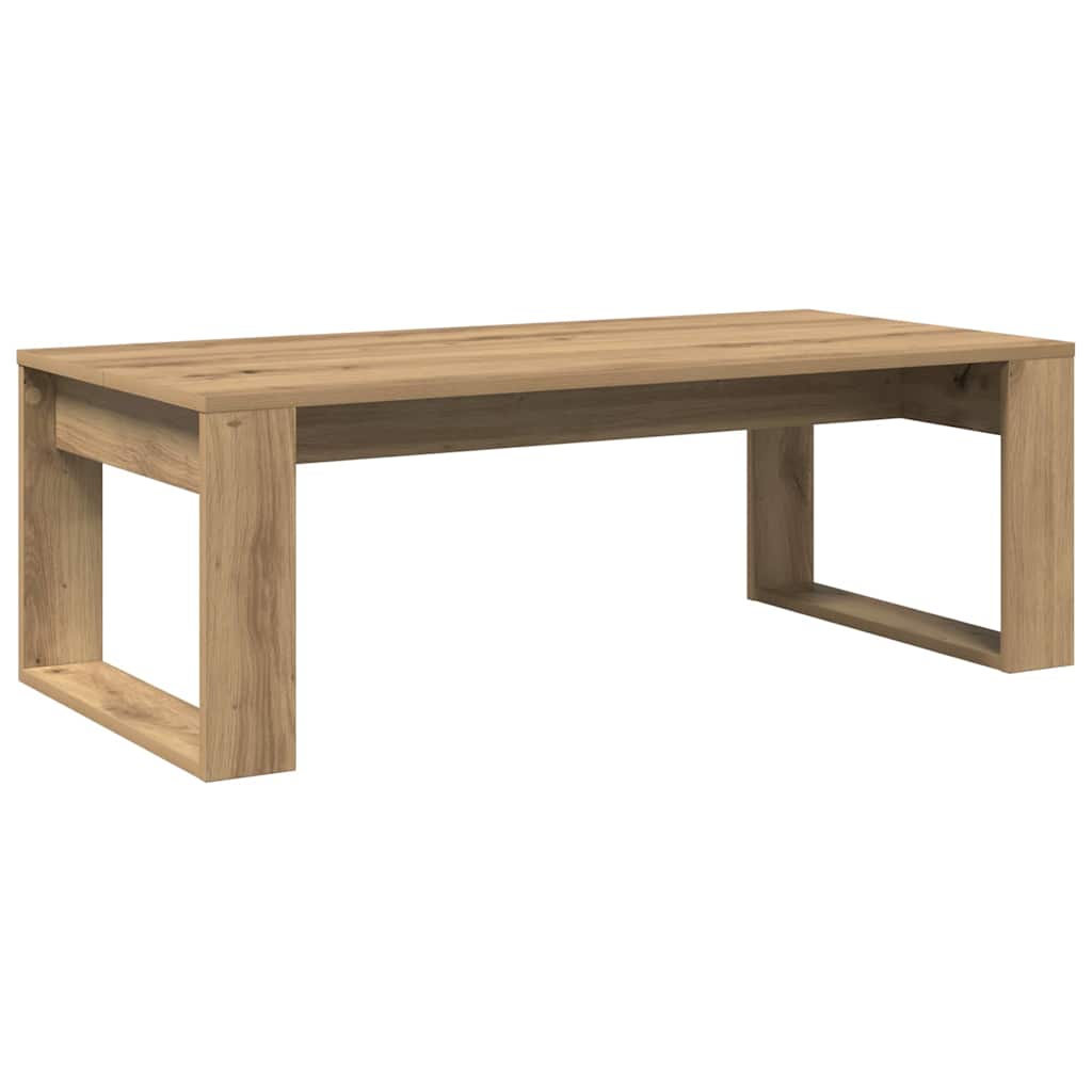 Tavolino Salotto Rovere Artigianale 102x50x35 cm in Truciolato