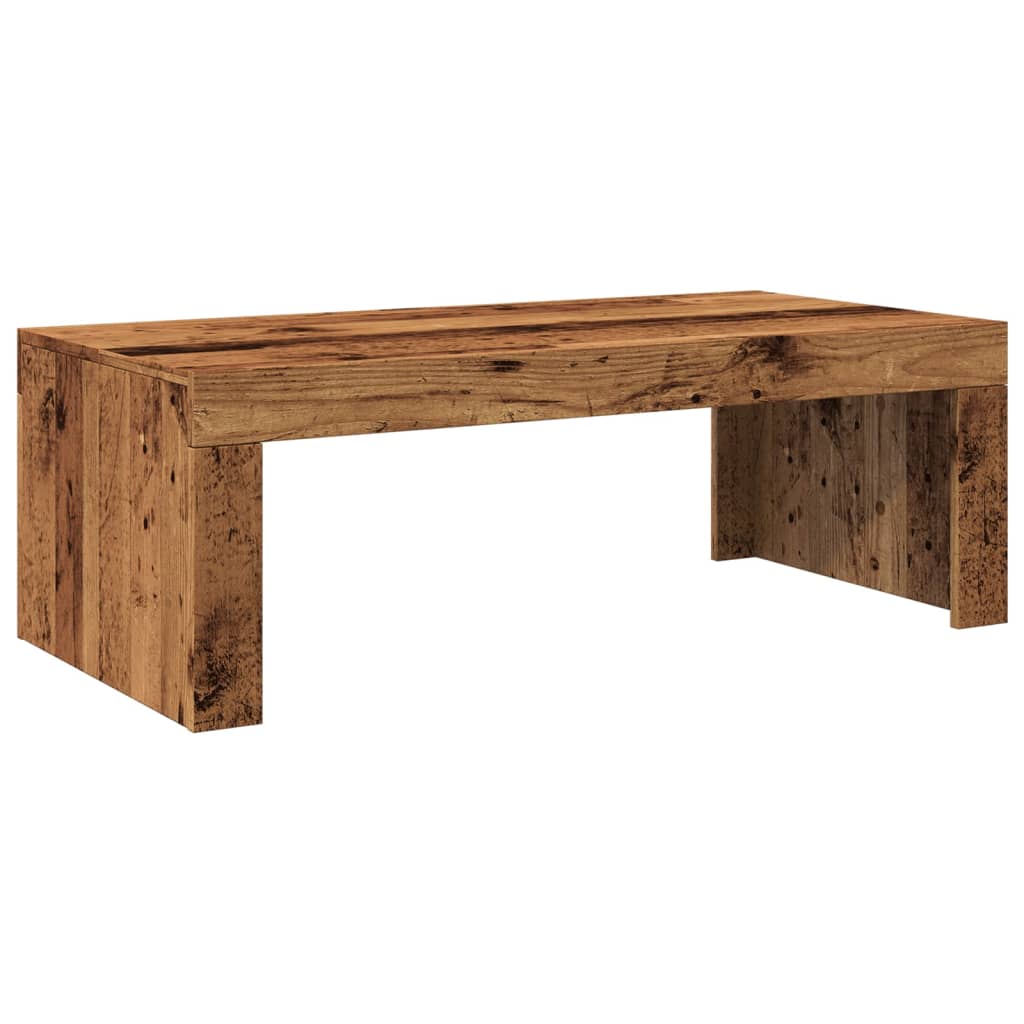 Tavolino da Salotto Legno Antico 102x50x35 cm in Truciolato | homemem39