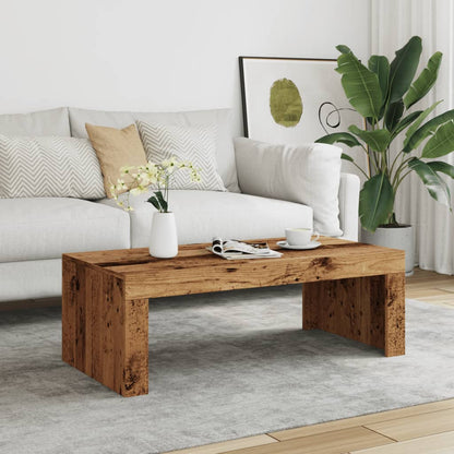 Tavolino da Salotto Legno Antico 102x50x35 cm in Truciolato | homemem39