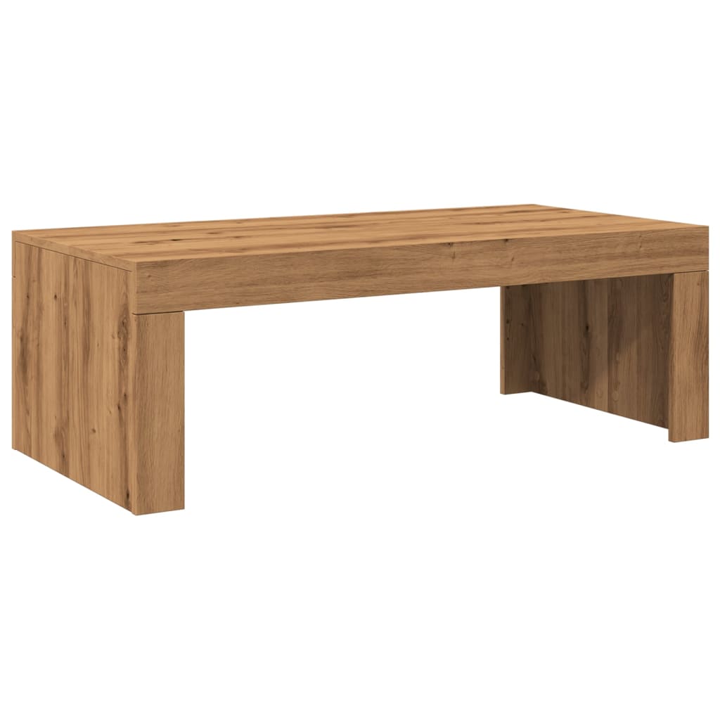 Tavolino Salotto Rovere Artigianale 102x50x35 cm in Truciolato