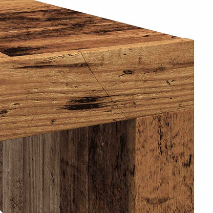Tavolino Salotto Legno Antico 100x100x35 cm in Truciolato | homemem39