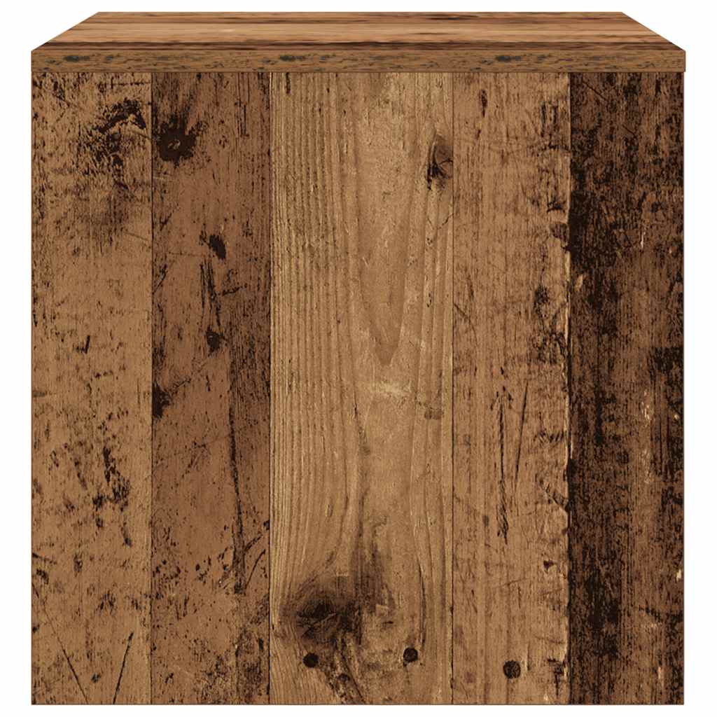 Tavolini Impilabili 3 pz Legno Antico in Legno Multistrato