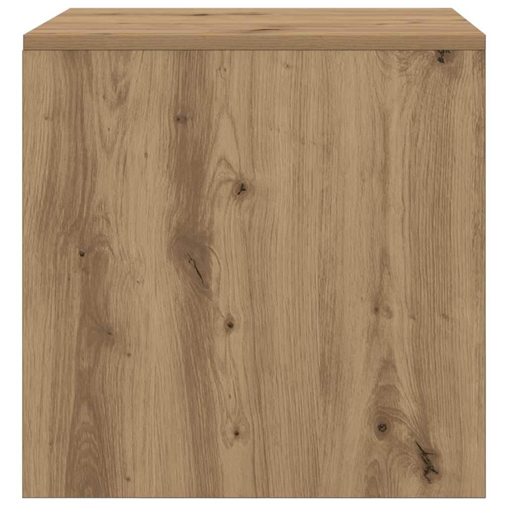 Tavolini Impilabili 3 pz Rovere Artigianale Legno Multistrato - homemem39