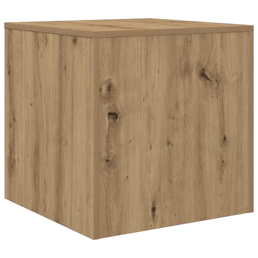 Tavolini Impilabili 3 pz Rovere Artigianale Legno Multistrato - homemem39