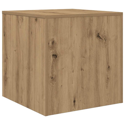 Tavolini Impilabili 3 pz Rovere Artigianale Legno Multistrato - homemem39